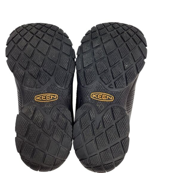 Keen Utility PTC Mens 8 Oxford Low Top Leather Lace-Up Work Shoes Black - Picture 8 of 13